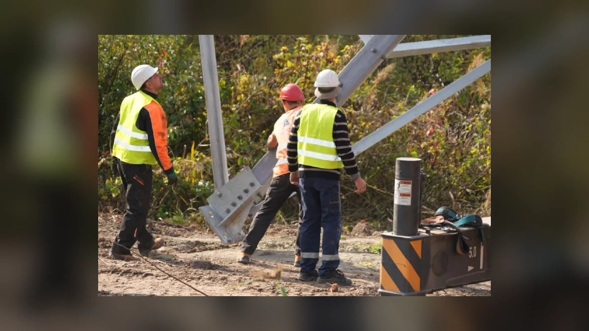 У Харківській області модернізують дві системоутворюючі лінії електропередачі